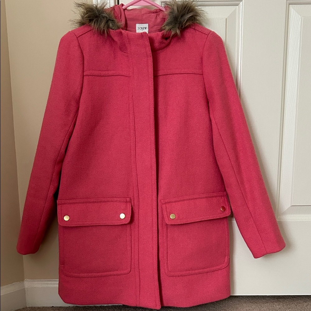 J. Crew Pink Coat